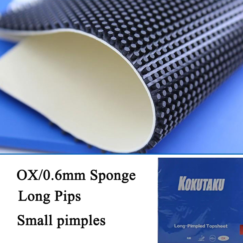 Table Tennis Games - KOKUTAKU Long Pips Table Tennis Rubber