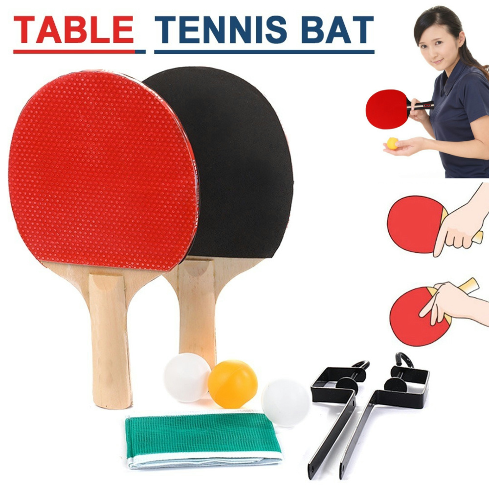 Table Tennis How To Play - Ping Pong Paddle Set with Table