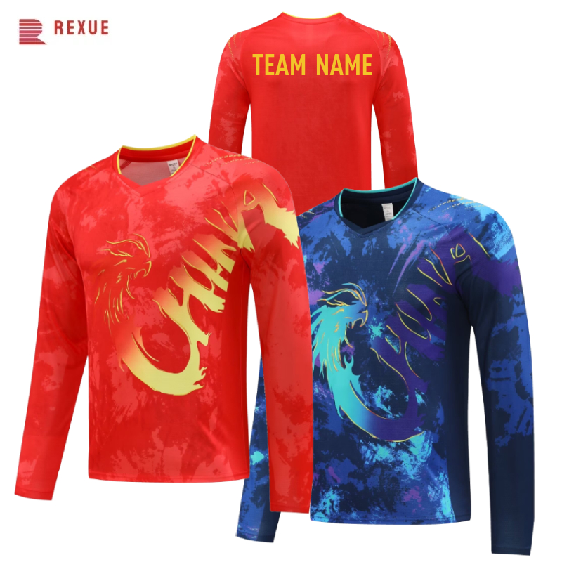 Table Tennis Uniform - China Dragon Long Sleeve Table Tennis