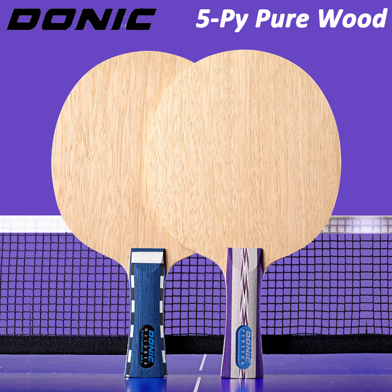 Xiom Blade Table Tennis - DONIC 5-Ply Pure Wood Ping Pong