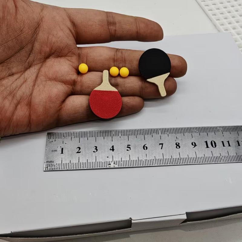 1Set Dollhouse Miniature Ping  - đánh giá và giá Table Tennis Games