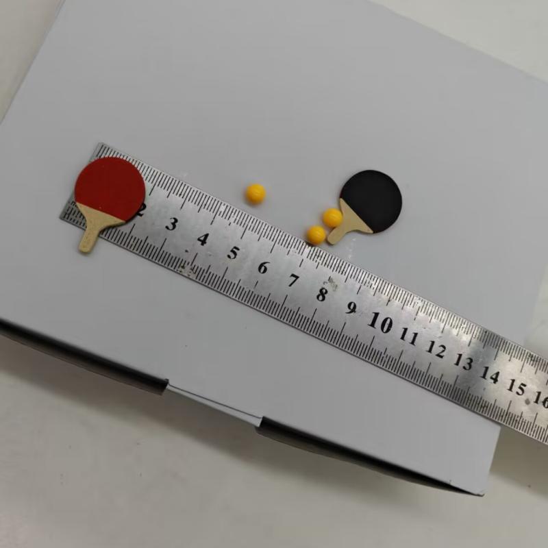 1Set Dollhouse Miniature Ping  - đánh giá và giá Table Tennis Games