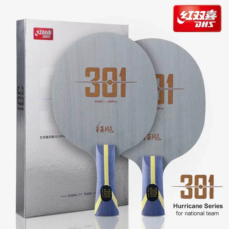 DHS Hurricane 301 H301 Table T - đánh giá và giá Xiom Blade Table Tennis