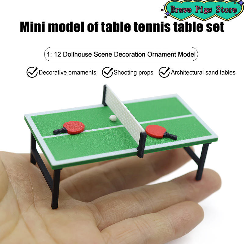 1:12 Miniature Table Tennis Ra - đánh giá và giá Table Tennis For Sale