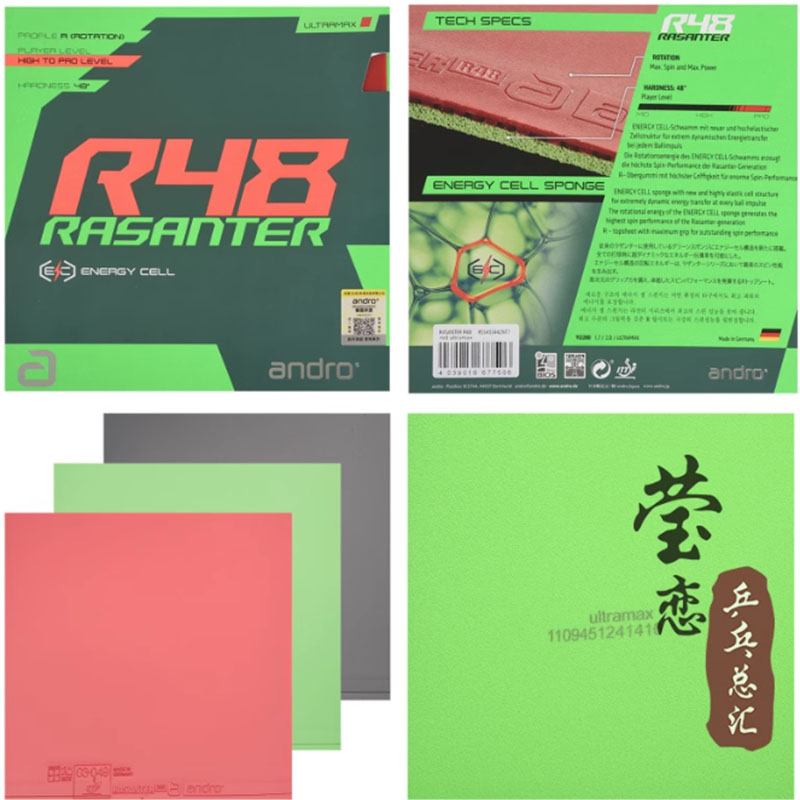 Andro Rasanter R45 47 50 C45 4 - đánh giá và giá Table Tennis Games