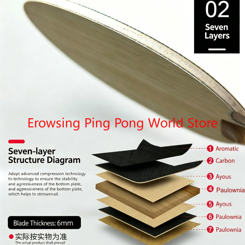 Shenlong Wood ALC Carbon Table - đánh giá và giá Xiom Blade Table Tennis
