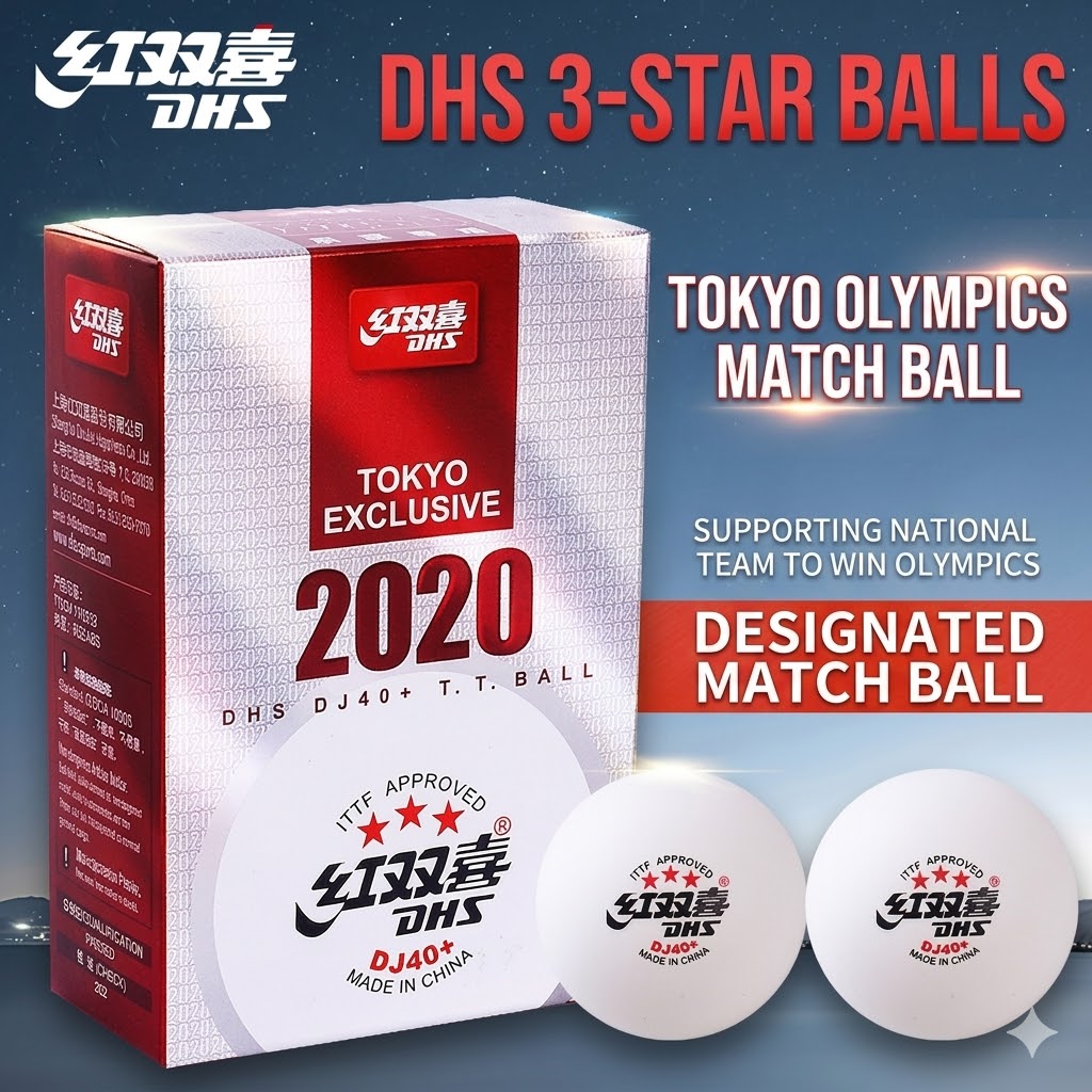 6pcs Original DHS WTT Ping Pon - đánh giá và giá Table Tennis How To Play