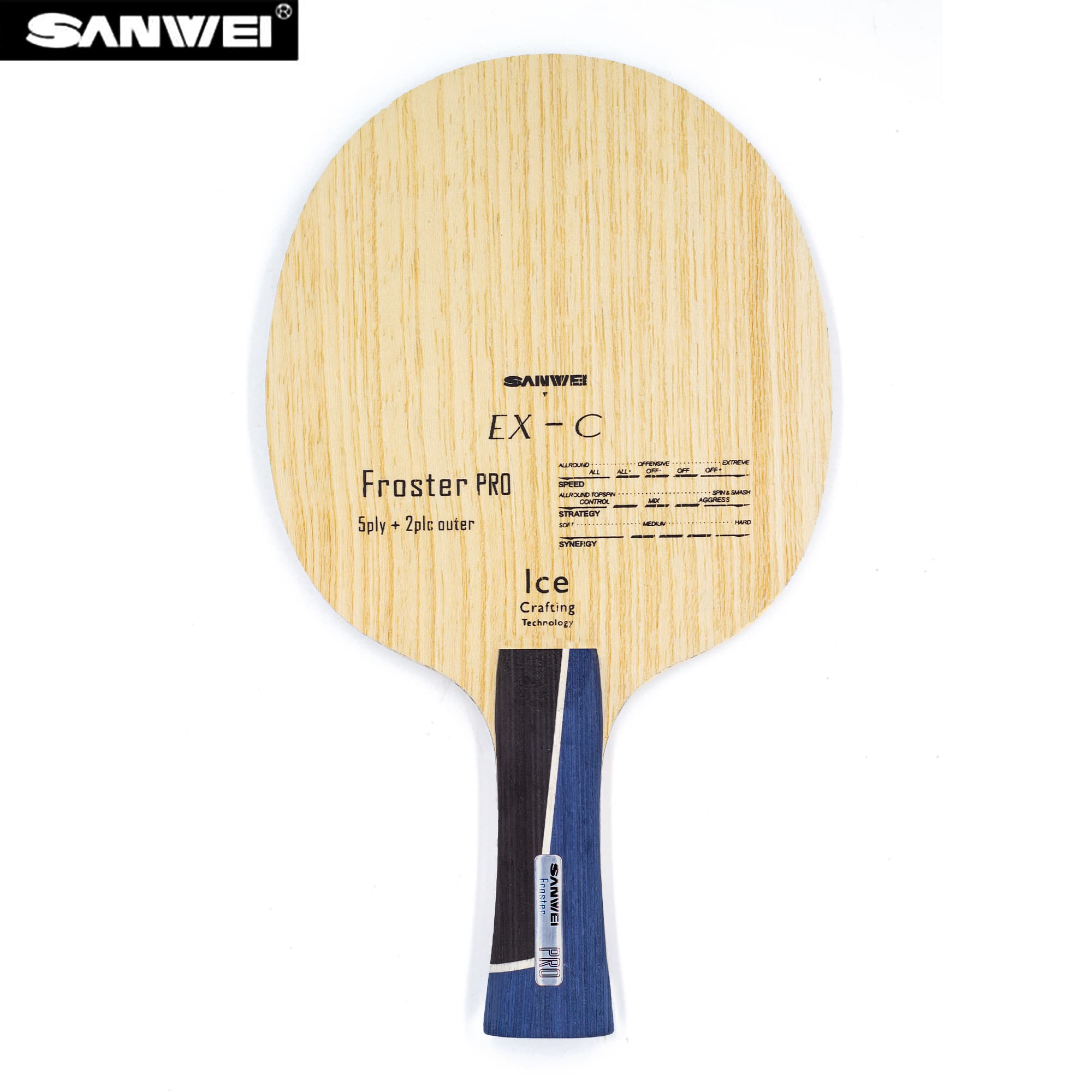 SANWEI ALC Table Tennis Blade  - đánh giá và giá Table Tennis Games