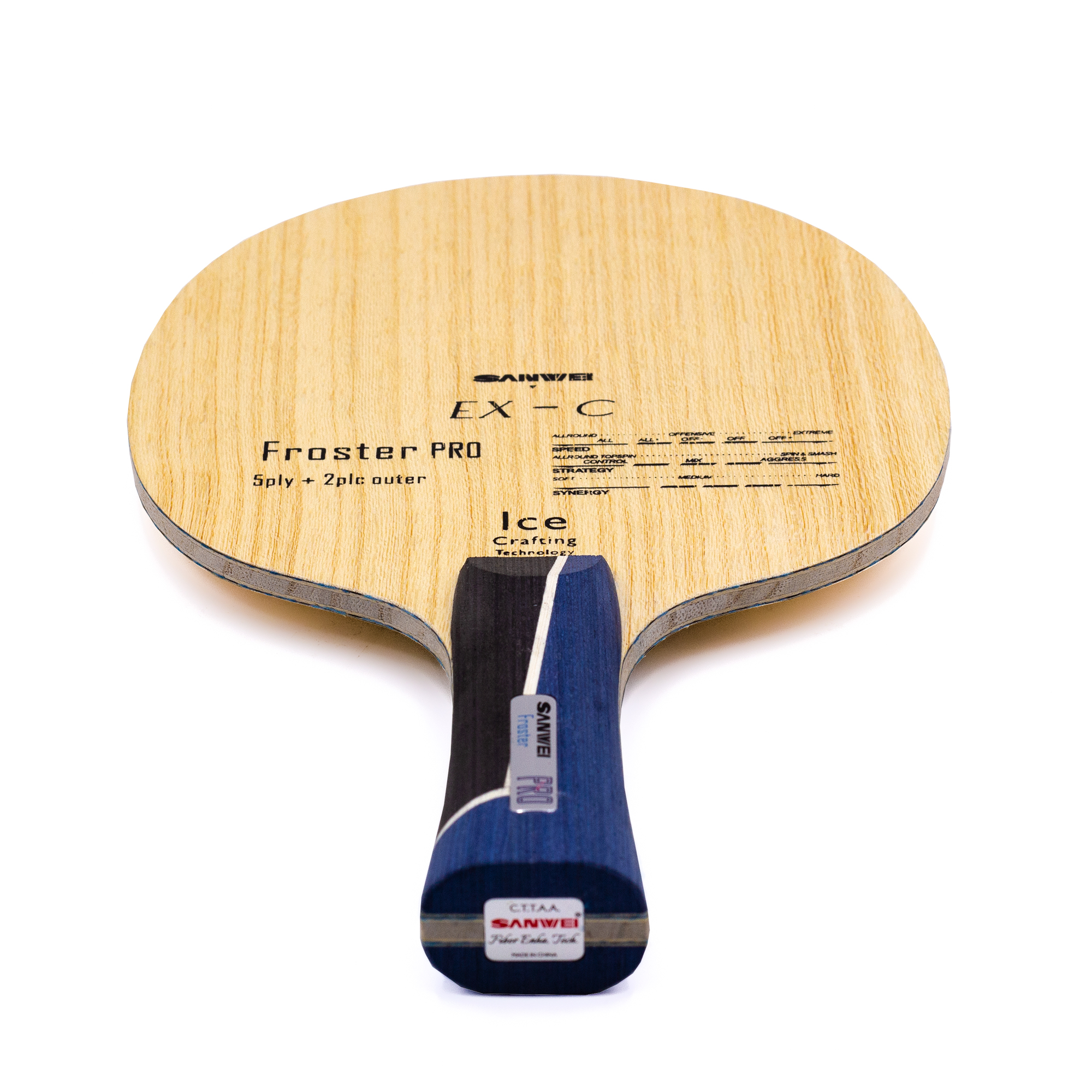 SANWEI ALC Table Tennis Blade  - đánh giá và giá Table Tennis Games