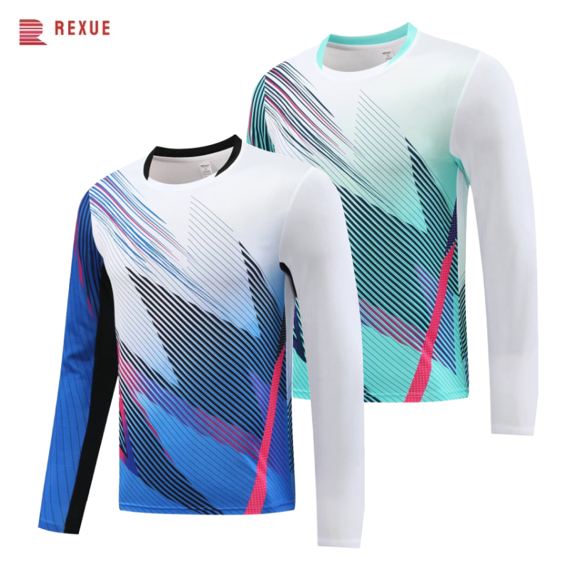 Long Sleeve Badminton Shirt Un - đánh giá và giá Table Tennis Uniform